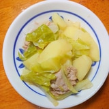 豚肉とじゃがいもの蒸し煮